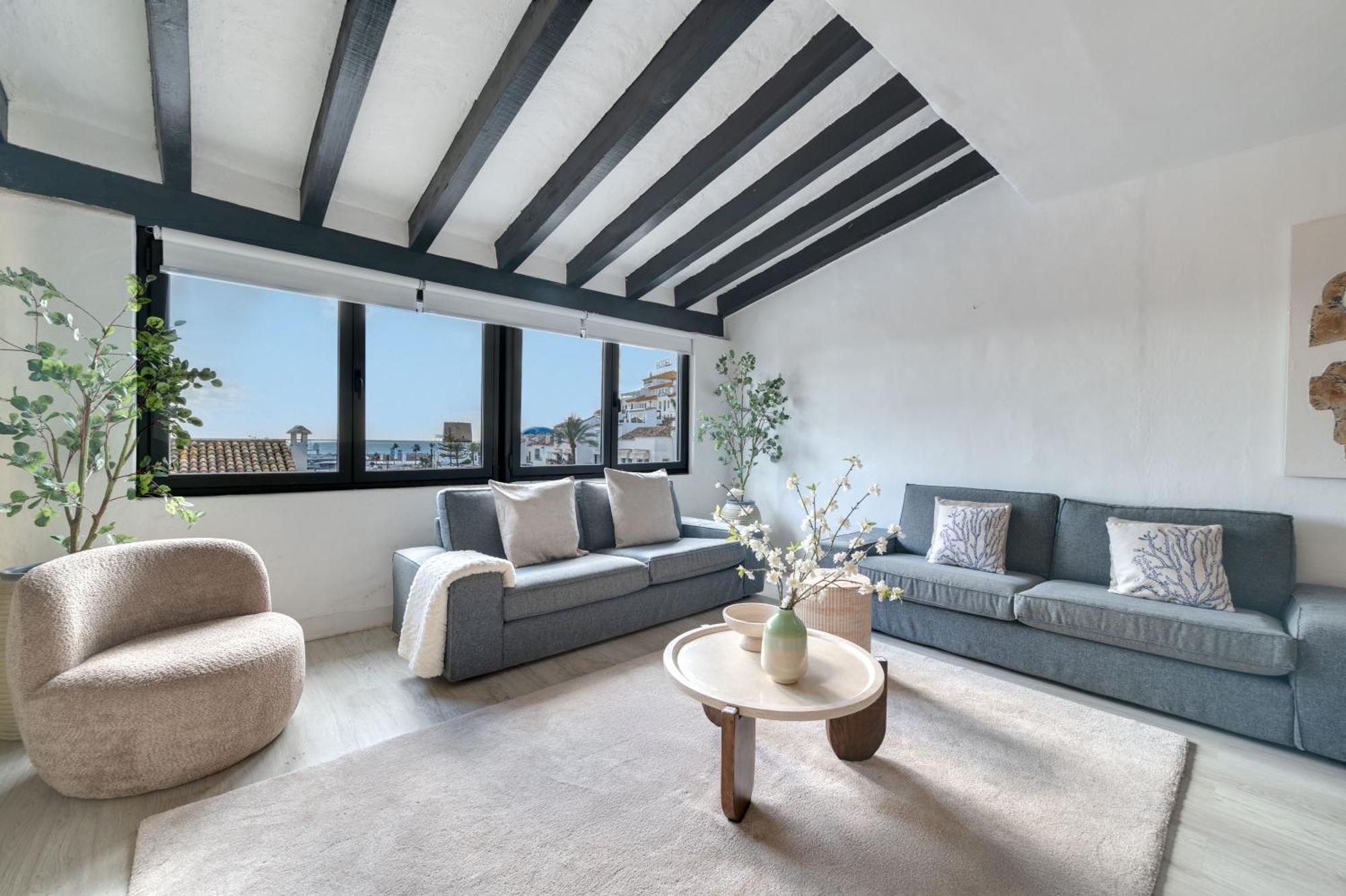 Vacation Marbella I Stylish 5Bdr Penthouse, Sea And Marina View Apartman Kültér fotó