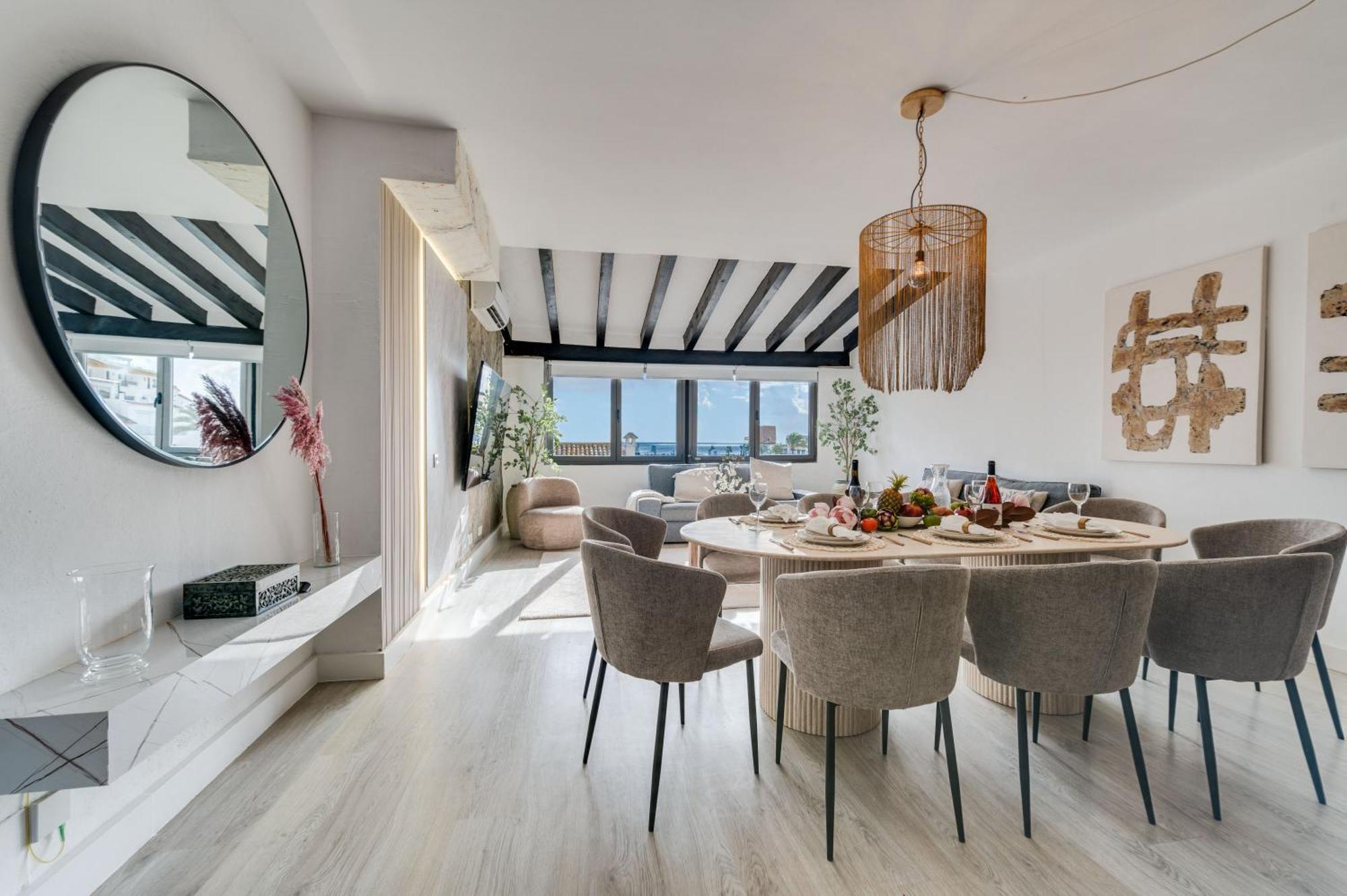 Vacation Marbella I Stylish 5Bdr Penthouse, Sea And Marina View Apartman Kültér fotó