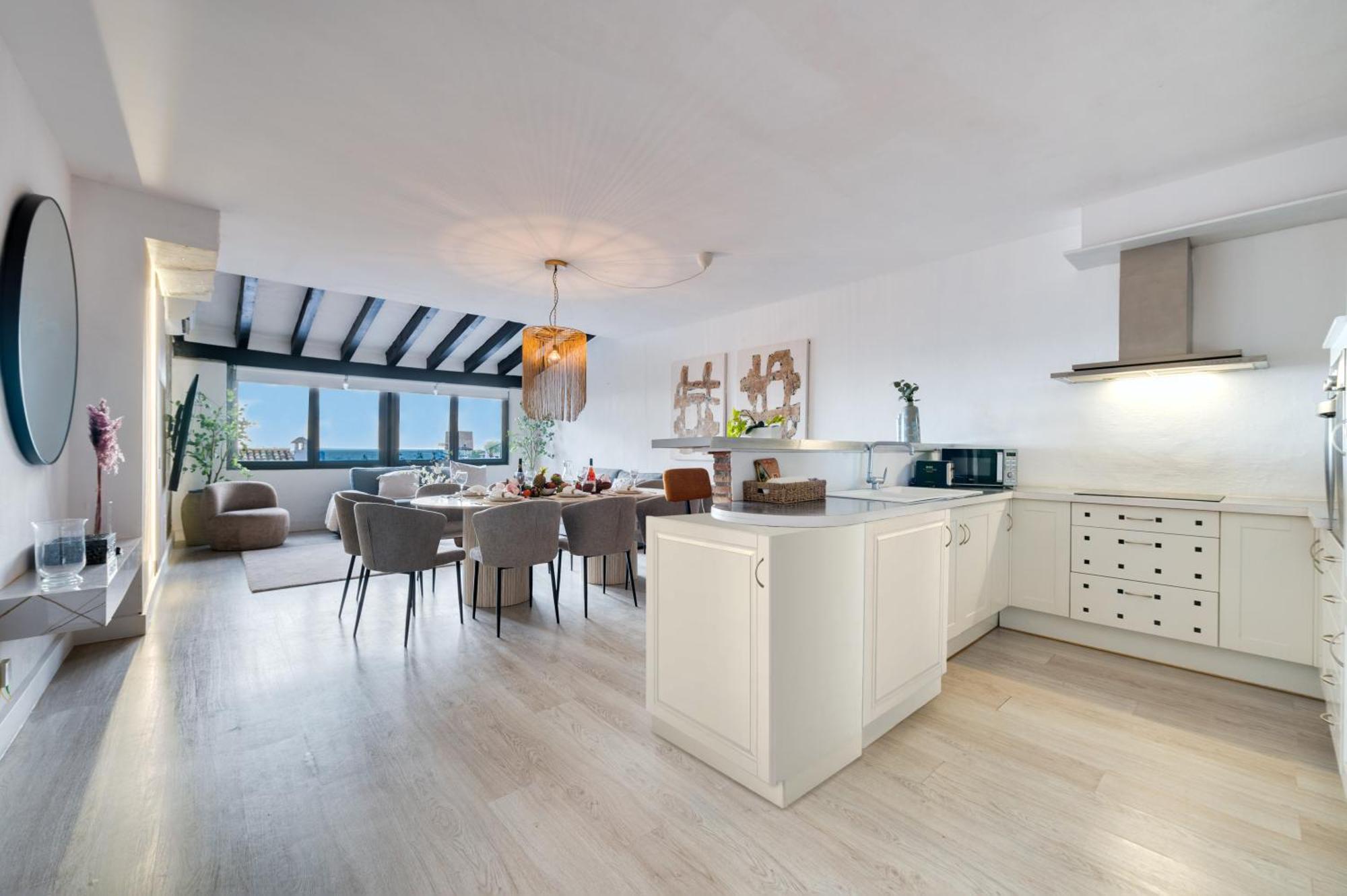 Vacation Marbella I Stylish 5Bdr Penthouse, Sea And Marina View Apartman Kültér fotó